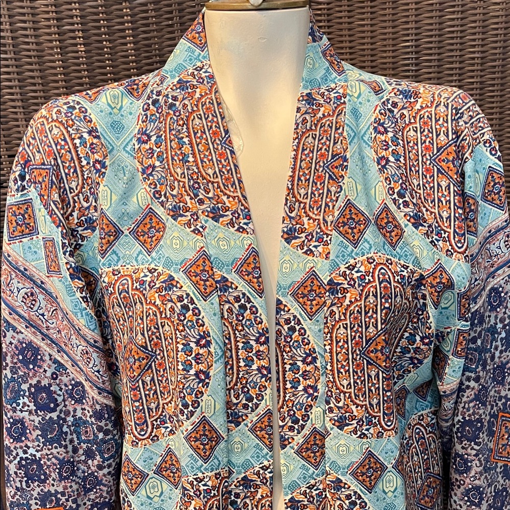 Blush Multicolor Patterned Jacket - Picture 2 of 7